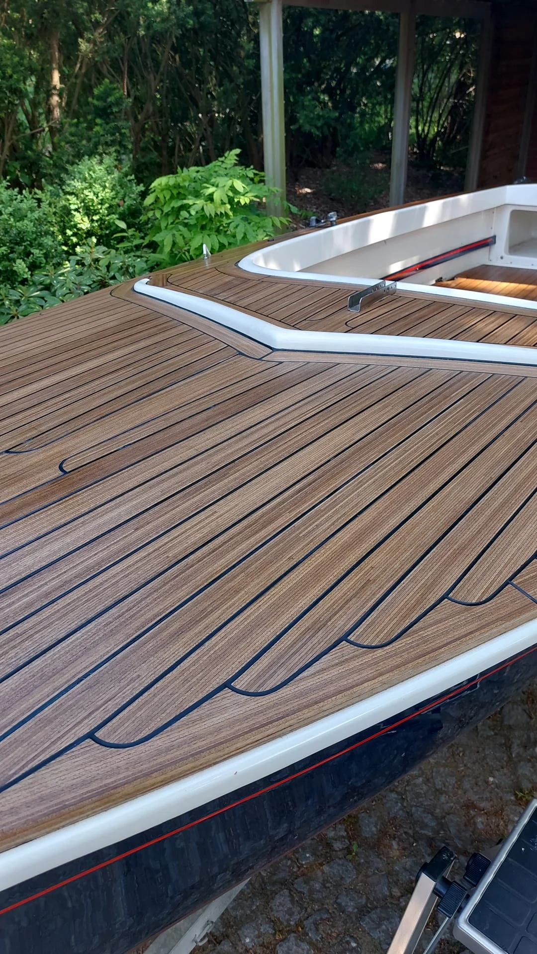 Disegno curvo di una superficie BlueTeak